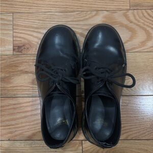 Doc Martens 1461 BEX Black Leather Lace-Up Oxfords